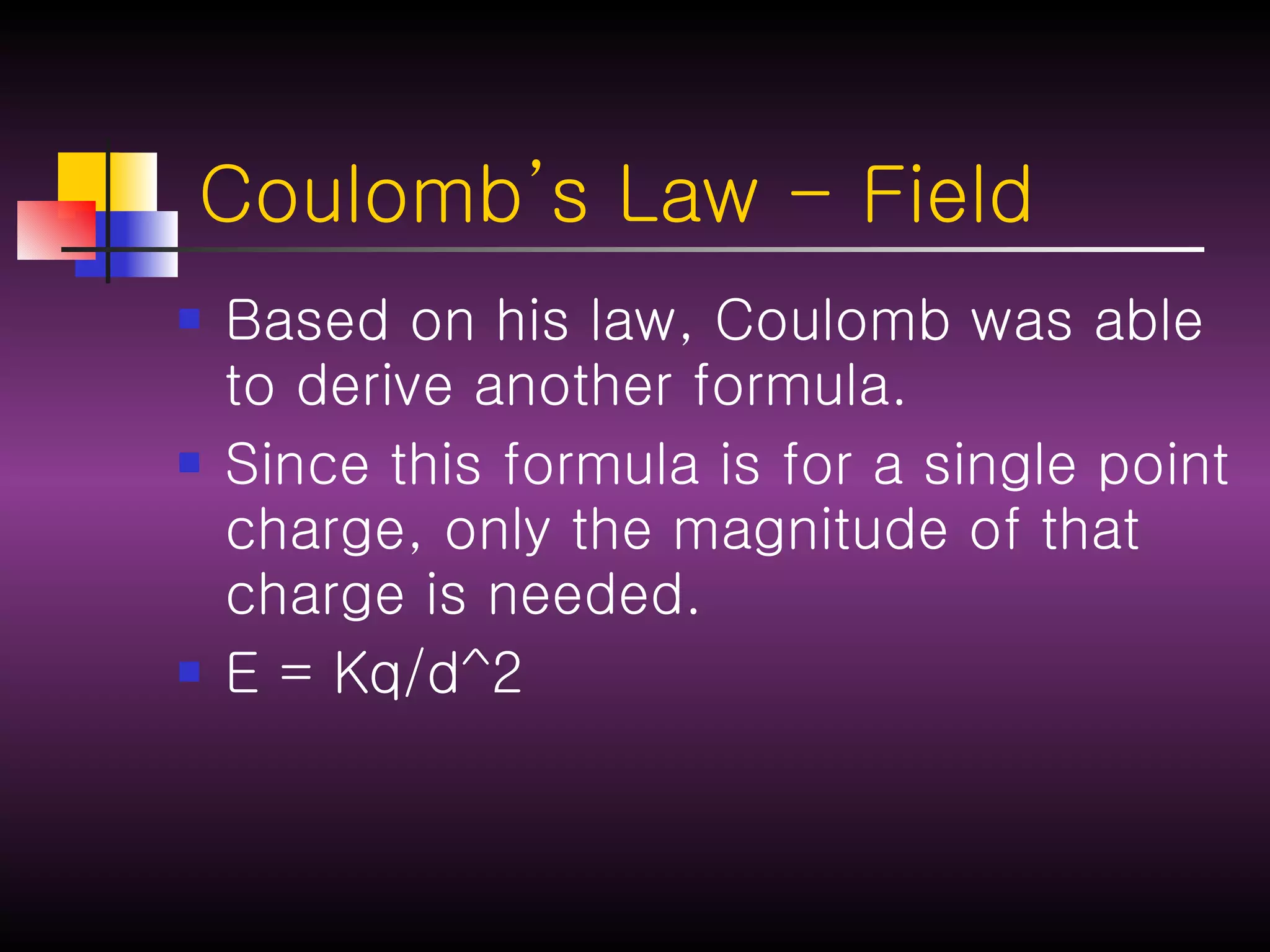 Coulomb's Law | PPT