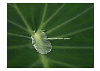 Examples of relevant projects




                                www.rec.org
 