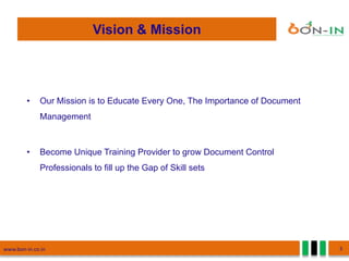 Document Management Training , Consultancy , EDMS Software and Document ...