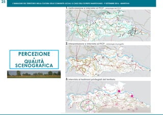 L’IMMAGINE DEL TERRITORIO NELLA CULTURA DELLE COMUNITÀ LOCALI: IL CASO DELL’OLTREPO MANTOVANO - 9 SETTEMBRE 2016 - MANTOVA
25
PERCEZIONE
e
QUALITÀ
SCENOGRAFICA
 