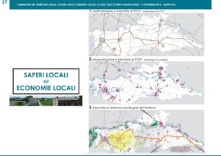 L’IMMAGINE DEL TERRITORIO NELLA CULTURA DELLE COMUNITÀ LOCALI: IL CASO DELL’OLTREPO MANTOVANO - 9 SETTEMBRE 2016 - MANTOVA
27
SAPERI LOCALI
ed
ECONOMIE LOCALI
 