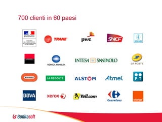 700 clienti in 60 paesi

 