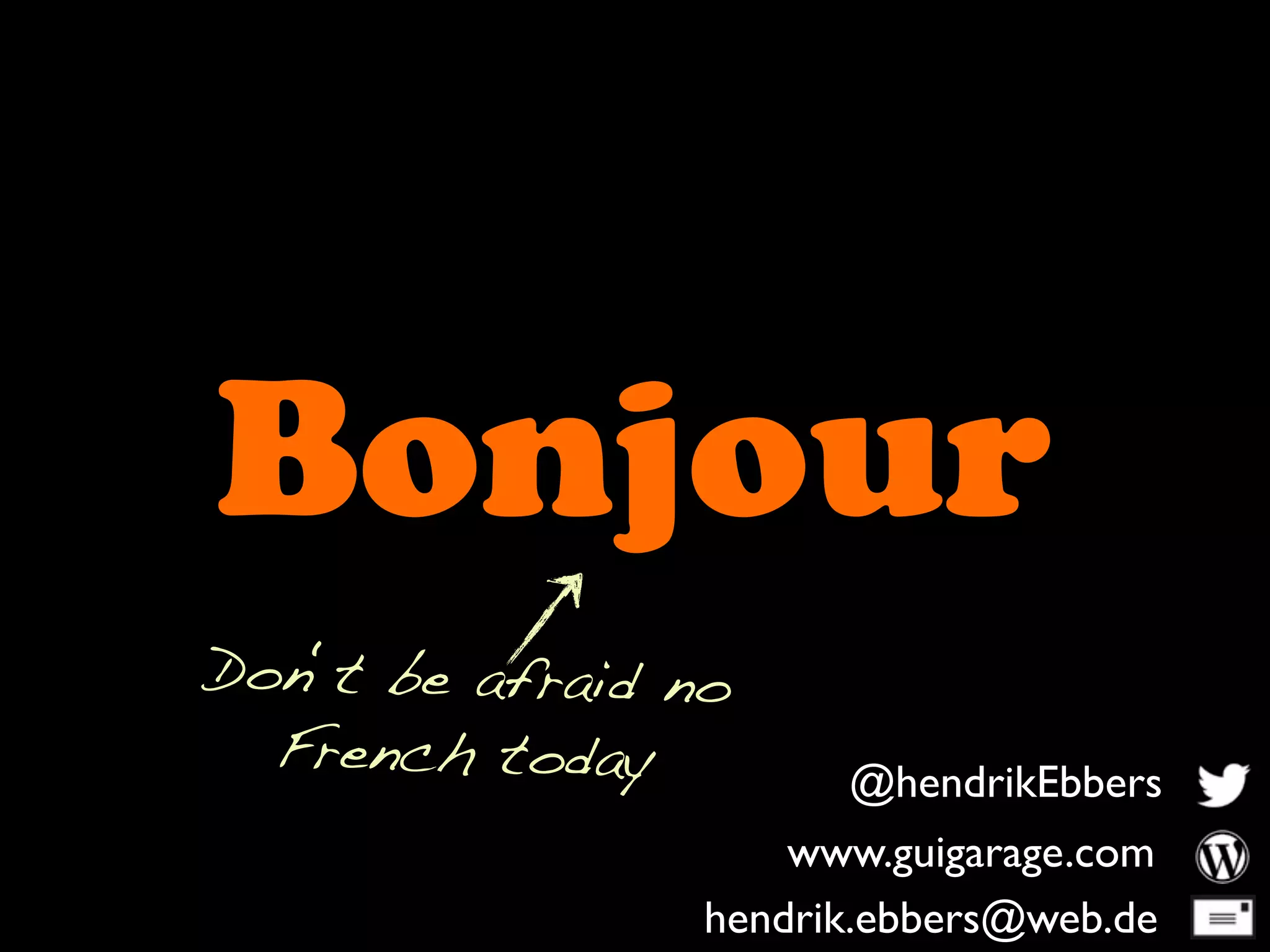 Bonjour for Java PPT