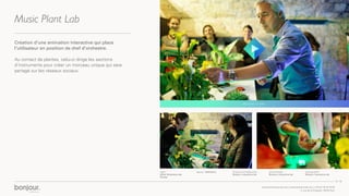 Bonjour, interactive lab. Présentation 2015