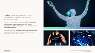 Bonjour, interactive lab. Présentation 2015