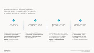 Bonjour, interactive lab. Présentation 2015