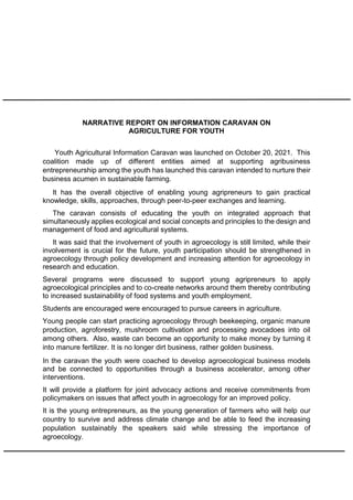 BONLIW ES-Narrative Report on Information Caravan in Agriculutre-1.docx
