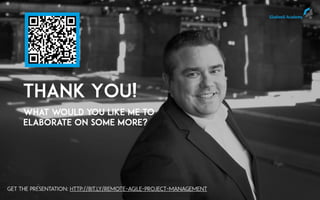 Laurens Bonnema. Remote Agile Project Management