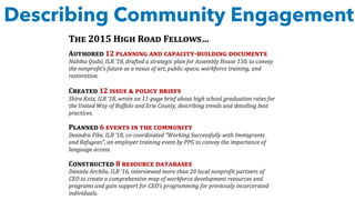 Describing Community Engagement
 