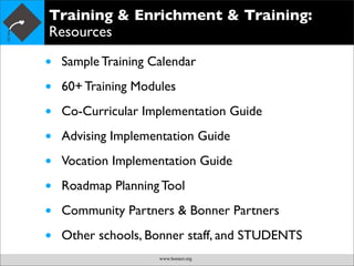 Bonner Student Development Model