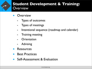Bonner Student Development Model