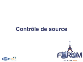 Contrôle de source
 
