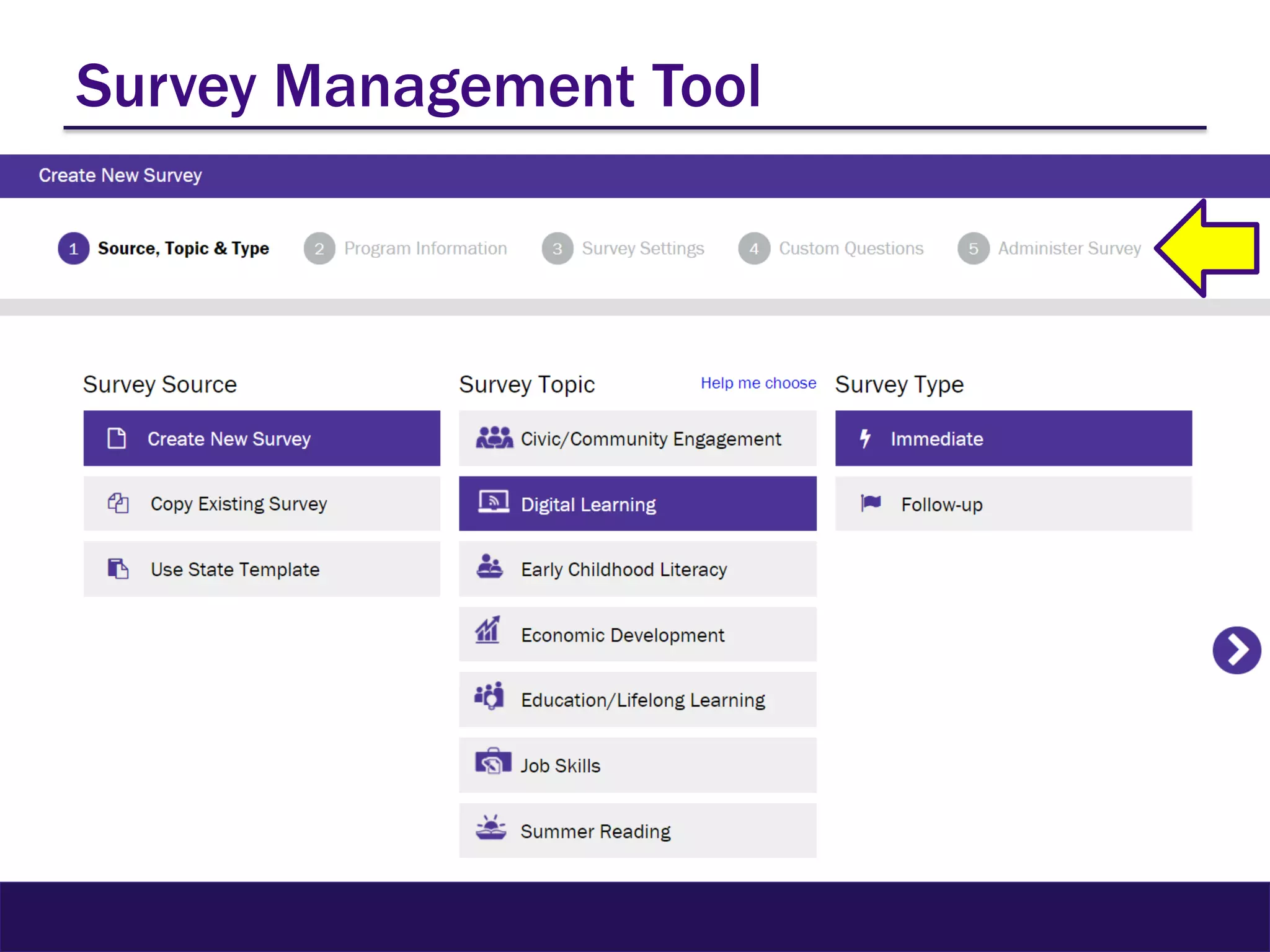 Survey Management Tool
 