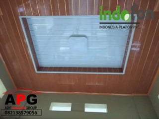 JASA PEMASANGAN PLAFON PVC SHUNDA/ INDOFON GYPSUM GRC DI BONOROWO