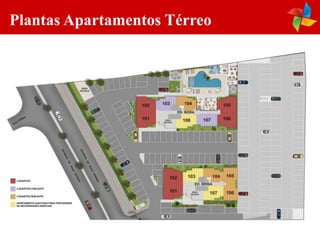 Plantas Apartamentos Térreo
 