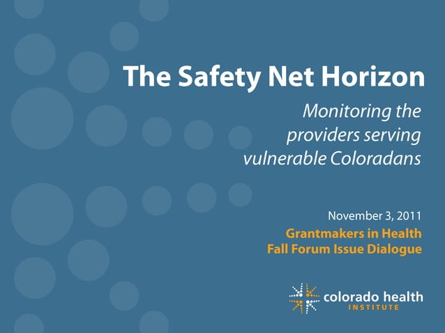 Bontrager gih monitoring the safety net_nn | PPTX | Health Insurance ...