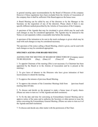 Bonus issue checklist | DOC