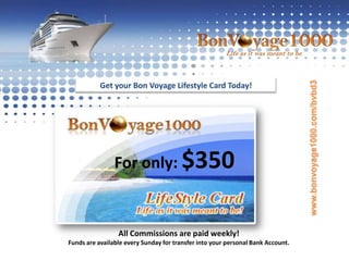 www.bonvoyage1000.com/bvbd3When you cycle you are placed at the top of a new empty MatrixWhen your PERSONAL’s cycle they will follow you to the new MatrixWhen their PERSONAL’s cycle they will follow them to the new Matrix
