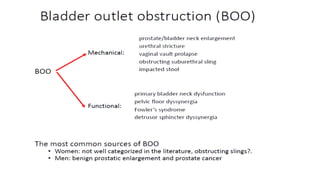 Boo Flow Rate BOO an overview of bladder out let obstruction.pptx