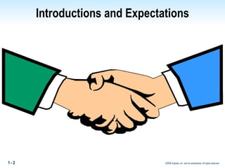 Introductions and Expectations 
