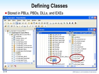 Defining Classes Stored in PBLs, PBDs, DLLs, and EXEs 