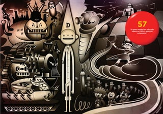 57
“O gasto mundial em educação
 supera em 138% o gasto em
         armamento.”
 