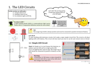 Led Project Pdf File Download Electronics Project Book | PDF