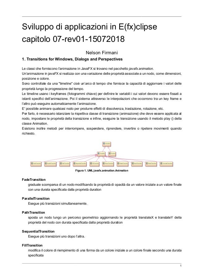 Sviluppo Di Applicazioni In Eclipse