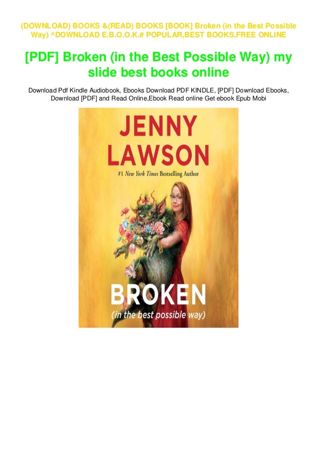 Book Broken In The Best Possible Way Download E B O O K