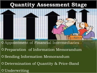 Quantity Assessment Stage 
Appointment of Financial Intermediaries 
Preparation of Information Memorandum 
Sending Info...