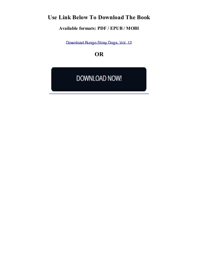 Book Bungo Stray Dogs Vol 12 Free Ebook