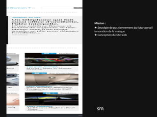 Mission :   Conseiller la marque dans sa prise de parole auprès des responsables informatiques Stratégie de positionnement web ★  Conception du site Web Orchestration et mise en place de l’alimentation éditoriale Production de contenus écrits ★  Conception d'une Newsletter INTEL 