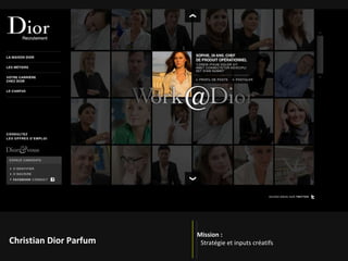 Mission :   Stratégie et  Conception web Balenciaga Parfum  