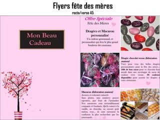 Flyers fête des mères
recto/verso A5
 