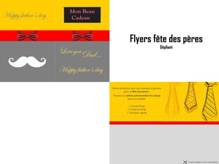 Flyers fête des pères
Dépliant
 