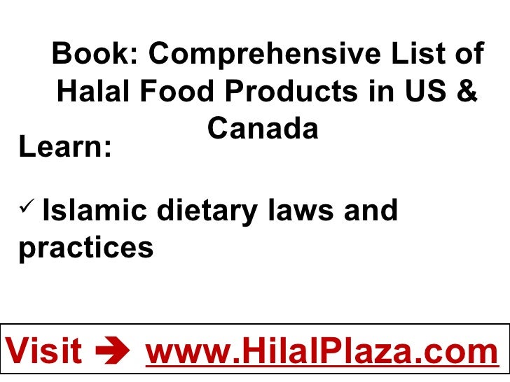 Comprehensive List of Halal Food Products in US & Canada