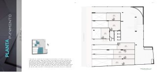 PLANTA
PAVIMENTO
JIRAU
A decoração e os revestimentos são imagens meramente ilustrativas. Os móveis, assim como os
materiais de acabamento representados na planta são de dimensões comerciais e não fazem parte
do contrato de construção. O imóvel será entregue como indicado no memorial descritivo. Esta é
uma planta provisória sujeita a alteração sem aviso prévio. O projeto poderá sofrer modificações
decorrentes das posturas municipais, concessionárias e do local. A planta apresenta localização
preliminar de pilares e prumadas de instalações. As áreas descritas são referentes às áreas privativas
de cada unidade. As áreas privativas representam as áreas dos compartimentos somadas às áreas
das paredes, pilares e prumadas. As cotas apresentadas em planta são de eixo a eixo das paredes.
BS”DBS”D
 