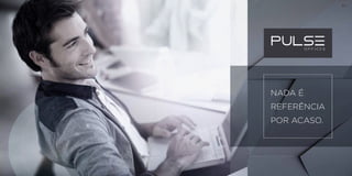 Criamos em um empreendimento
comercial todo o bem-estar que uma
casa proporciona.
DESIGNINSPIRADOR
BS”DBS”D
 