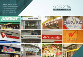 imagine estar em um dos
bairros mais tradicionais
e movimentados do rio,
com metrô na porta.
Isso sim é localização.
fotoS DA REGIÃO
 