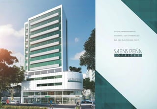 em um empreendimento
moderno, com diferenciais
que vão surpreender você.
perspectiva ilustrativa da fachada
 