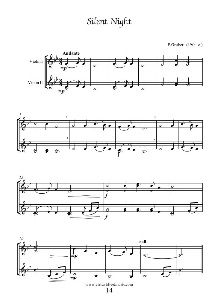book duo violin christmas carols duets 1 f www virtualsheetmusic com 13 17