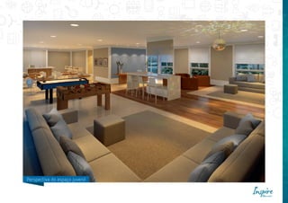 Perspectiva do espaço juvenil
 