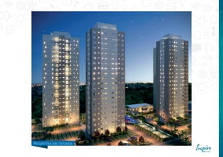 Perspectiva das fachadas
 