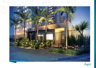 Perspectiva da portaria
 