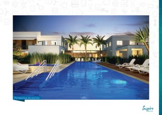 Perspectiva da piscina
 