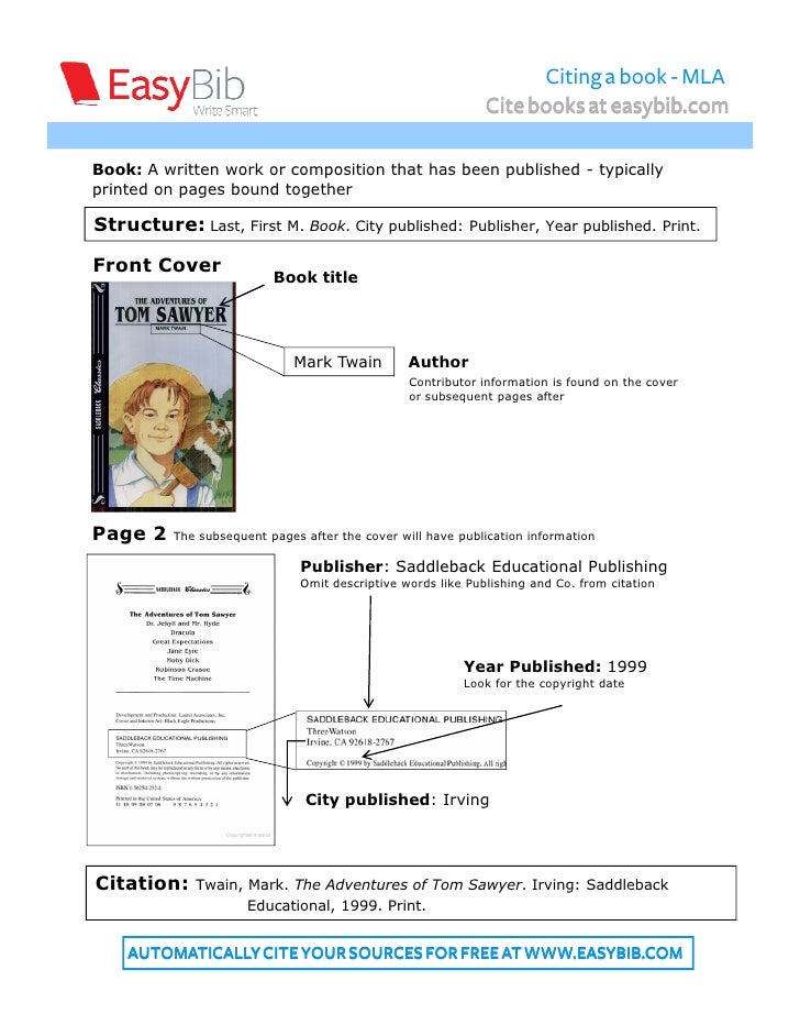 citing a book in mla citing a book mla format