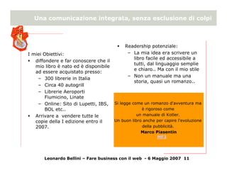 Book promotion strategies - un case study