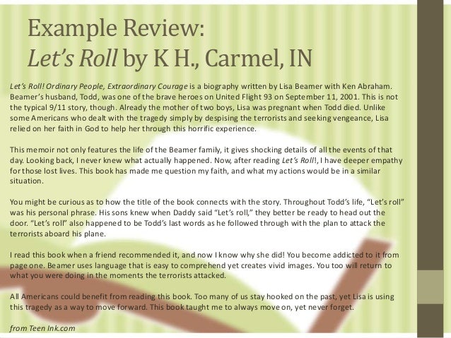 Thesis review book