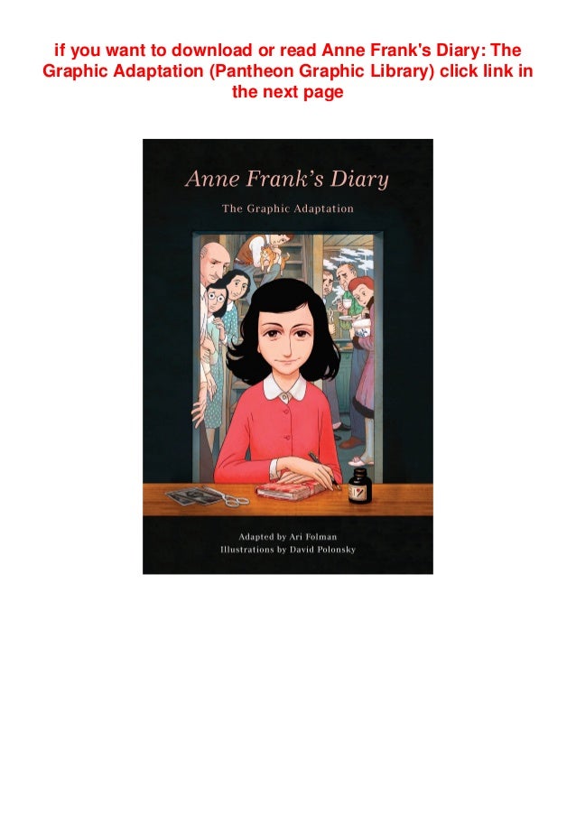 Book s pdf anne frank s diary the graphic adaptation pantheon