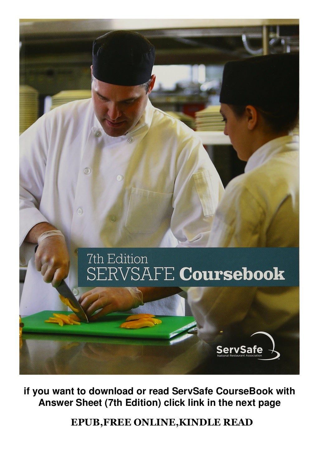 Book`s [PDF] ServSafe CourseBook with Answer Sheet (7th Edition)